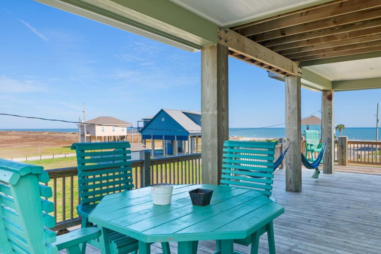 Seas The Day! 4Br Retreat, Hot Tub, Game Room, Firepit & Gulf Views Port Bolivar Экстерьер фото